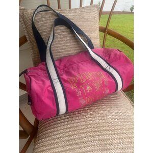 Victoria’s Secret pink duffel travel bag